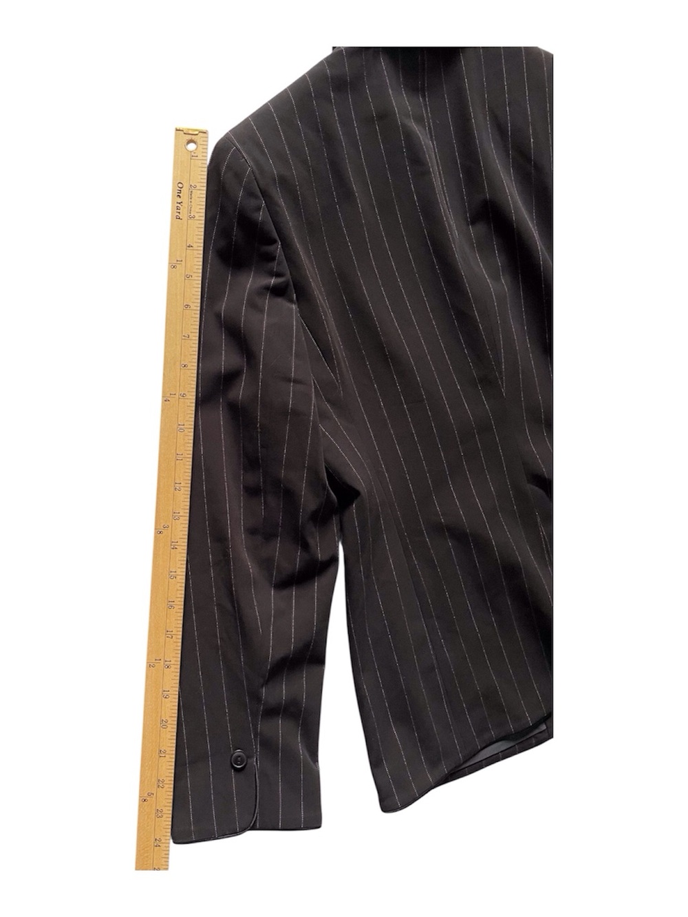 Evan-Picone Women's Pinstripe Blazer,10 - Picture 6 of 8